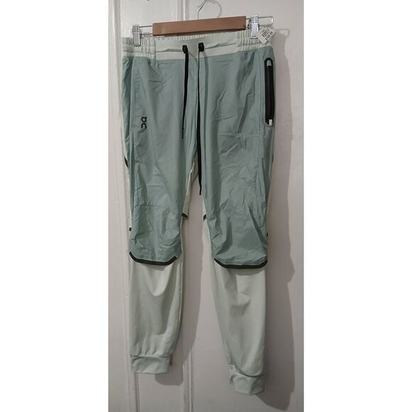 Run on clouds womens small spruce mint green running pants swiss engineering - Picture 1 of 8